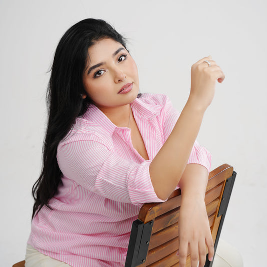 Petal Pinstripe Classic Shirt