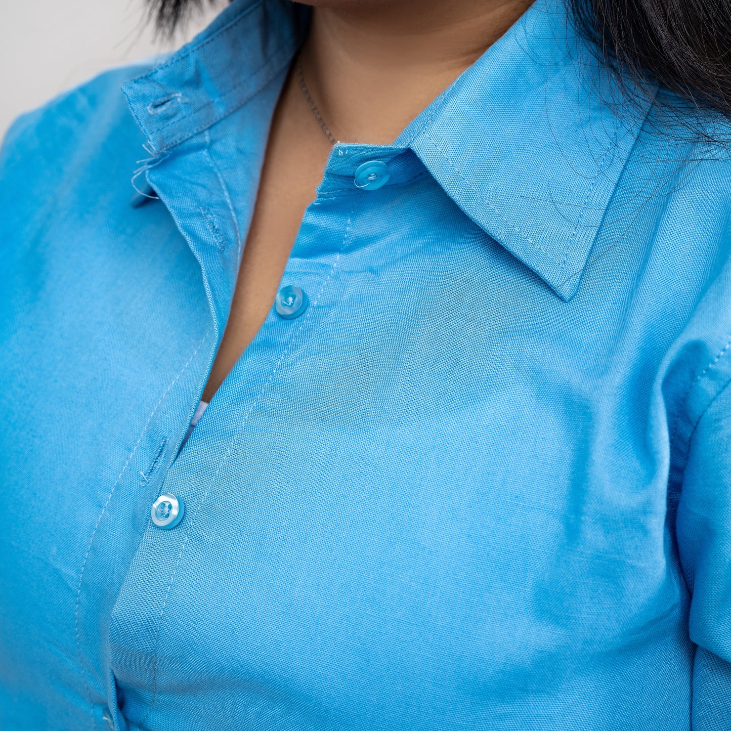 Azure Pinstripe Classic Shirt