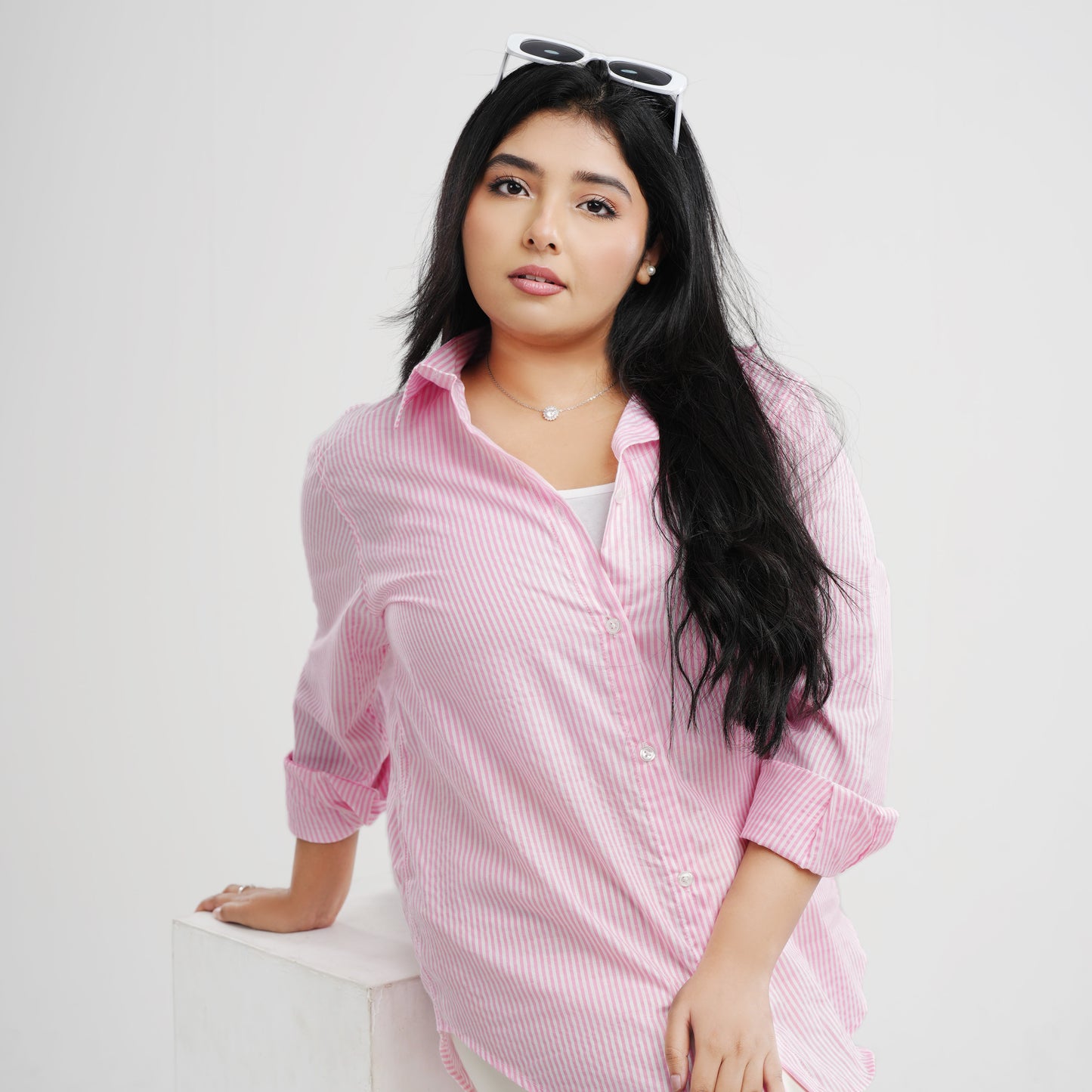 Petal Pinstripe Classic Shirt
