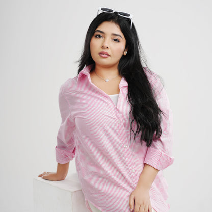 Petal Pinstripe Classic Shirt