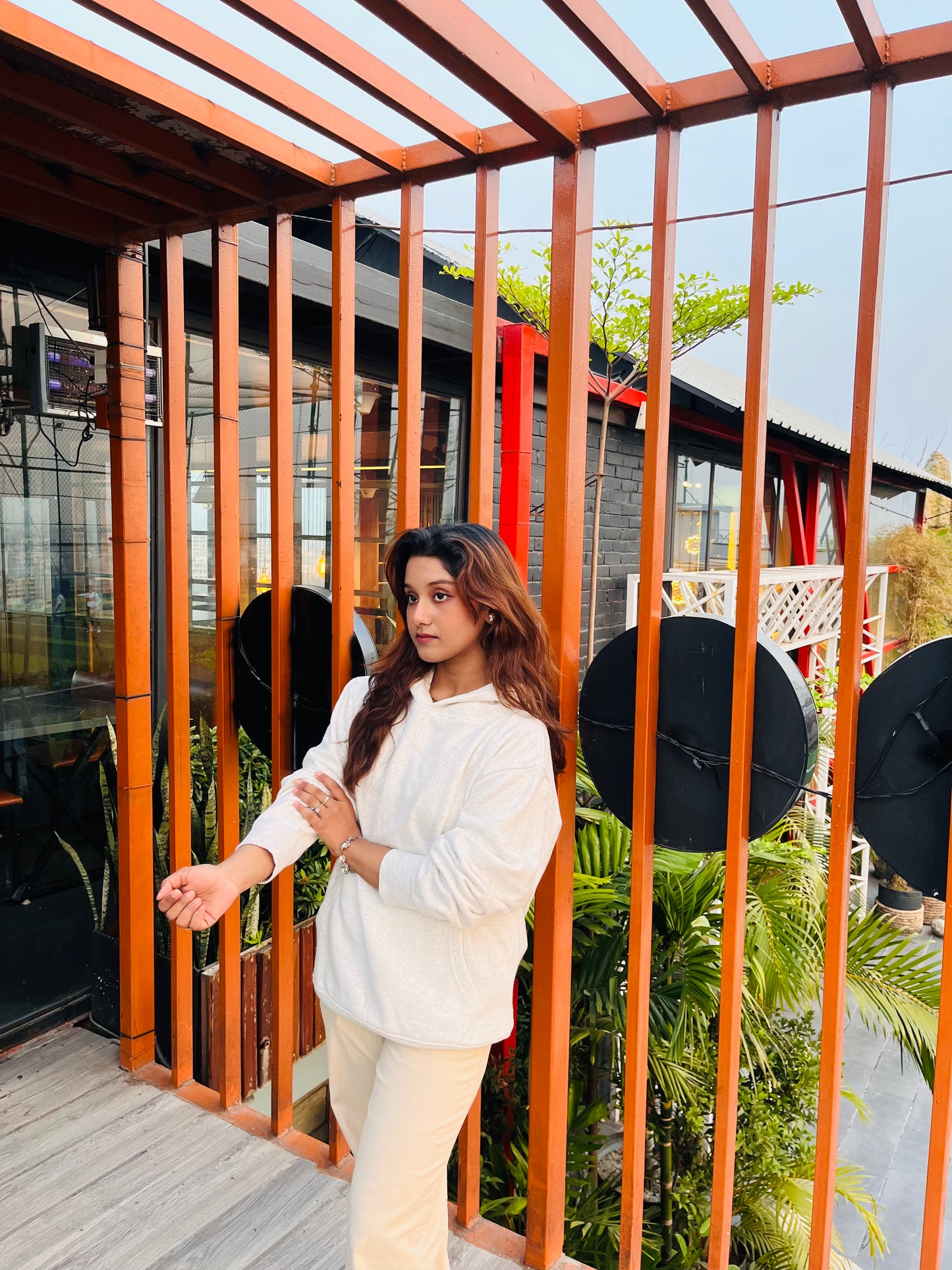 The Studio Hoodie in Alabaster (Your white hoodie)