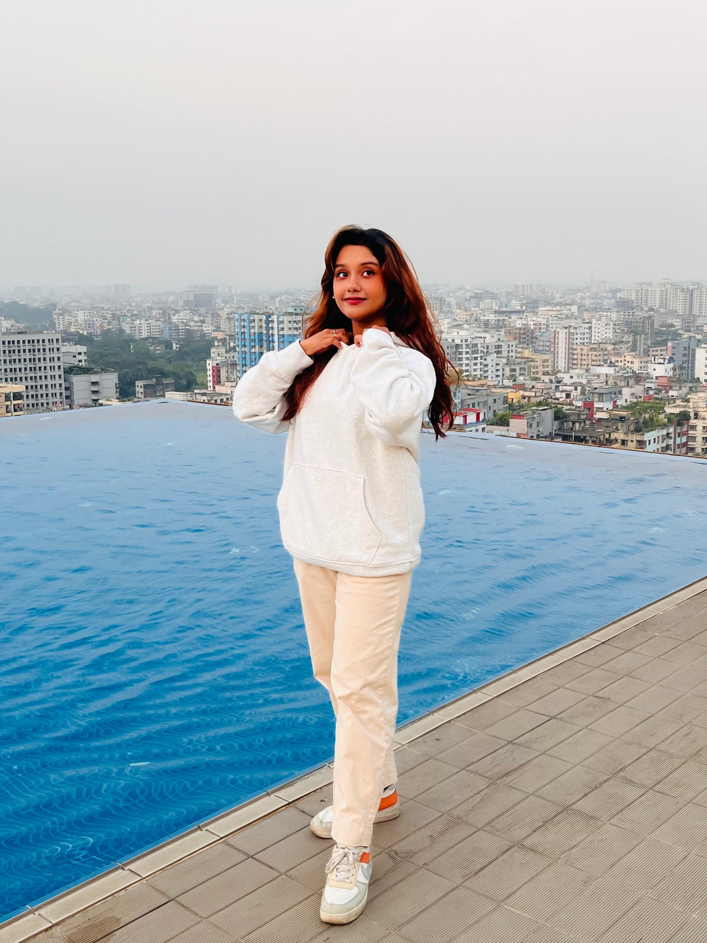 The Studio Hoodie in Alabaster (Your white hoodie)